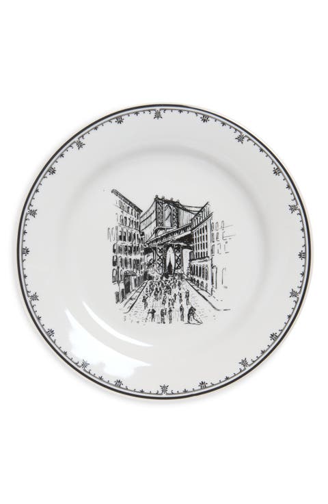 NYC Toile Dumbo Plate