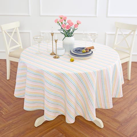 Linen Round Tablecloth - Julia
