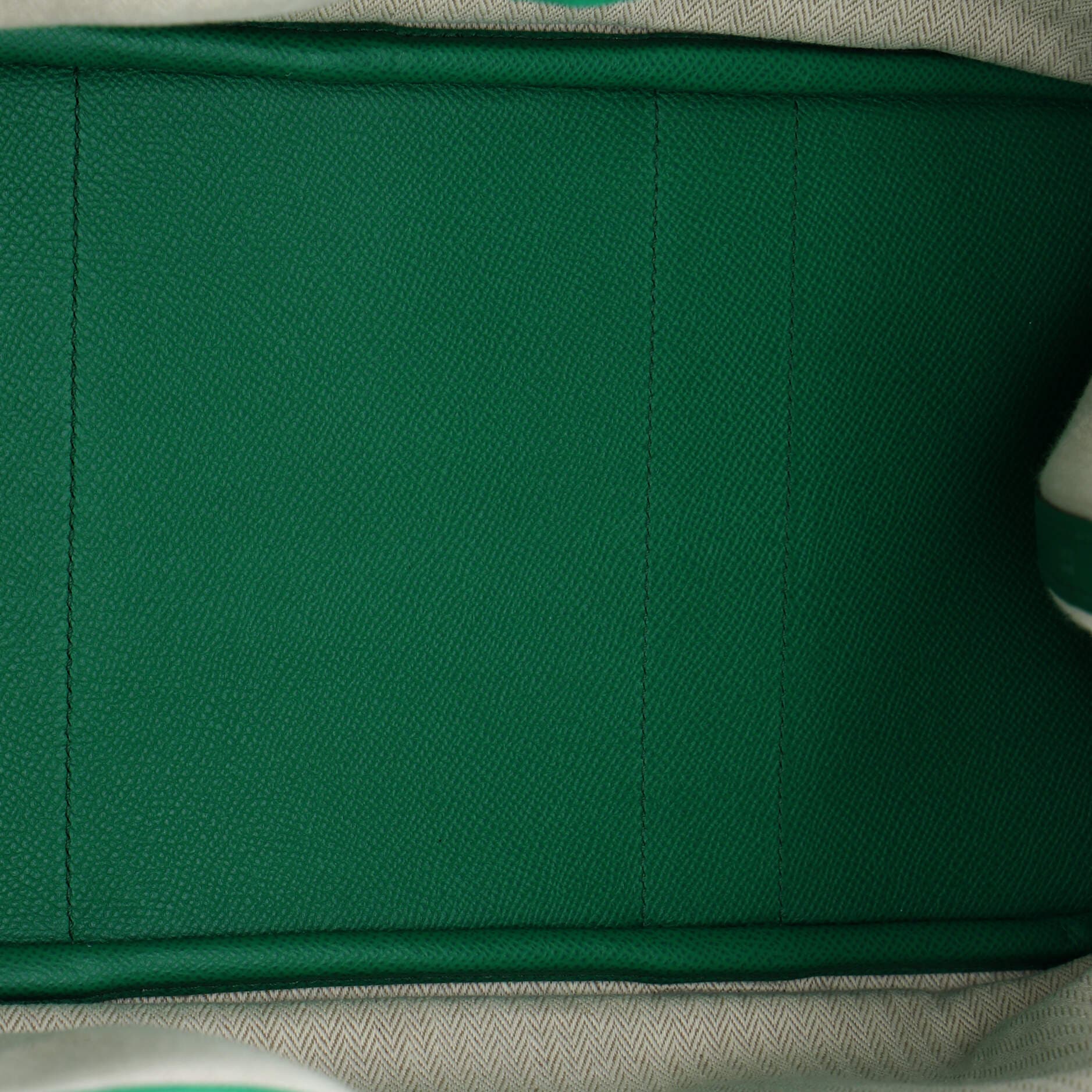 Pre-Owned Hermes Garden Party Tote Leather 36, Alternate, color, Vert Jade