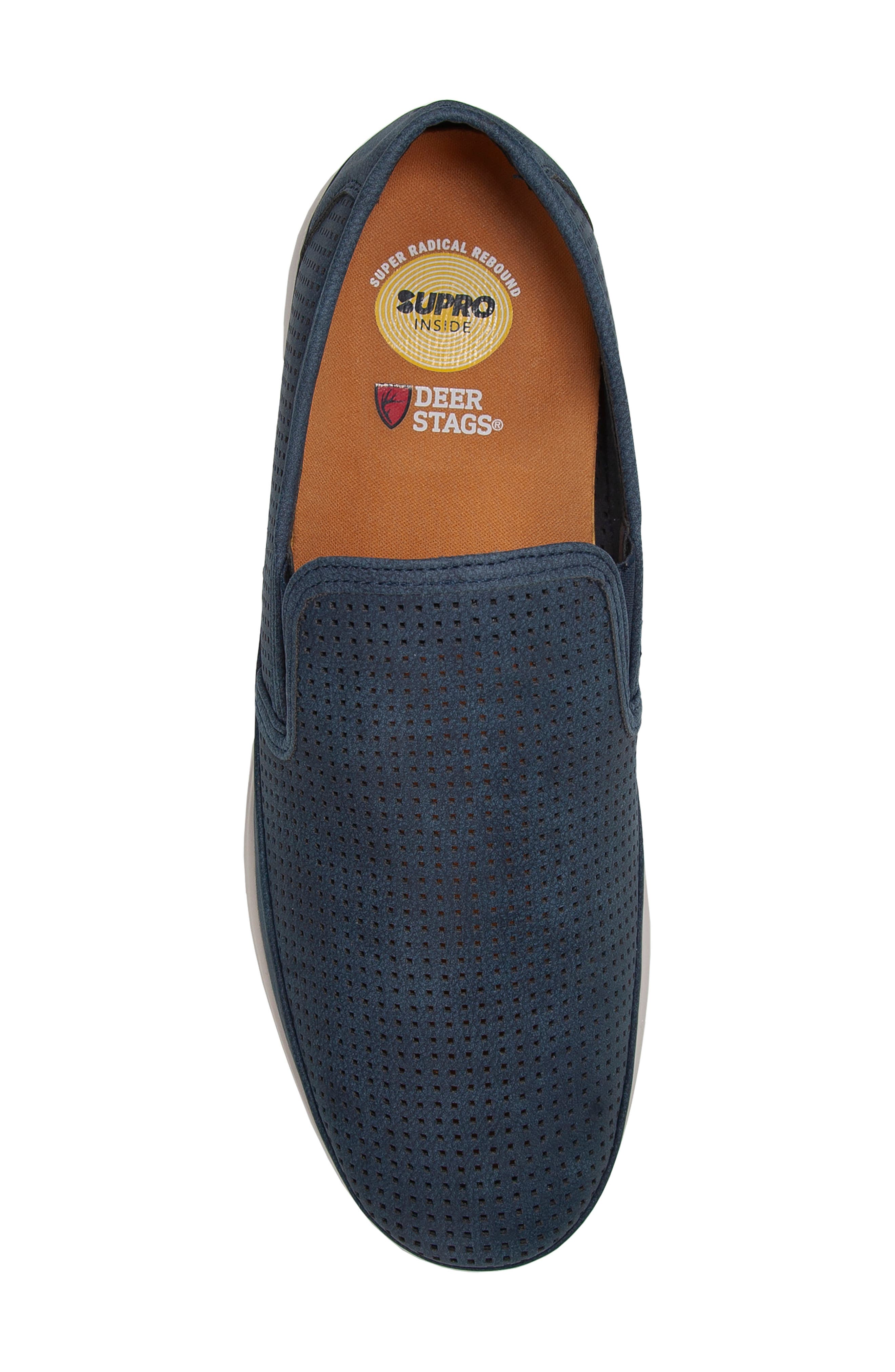 Deer Stags Montauk SUPRO Loafer, Alternate, color, Navy