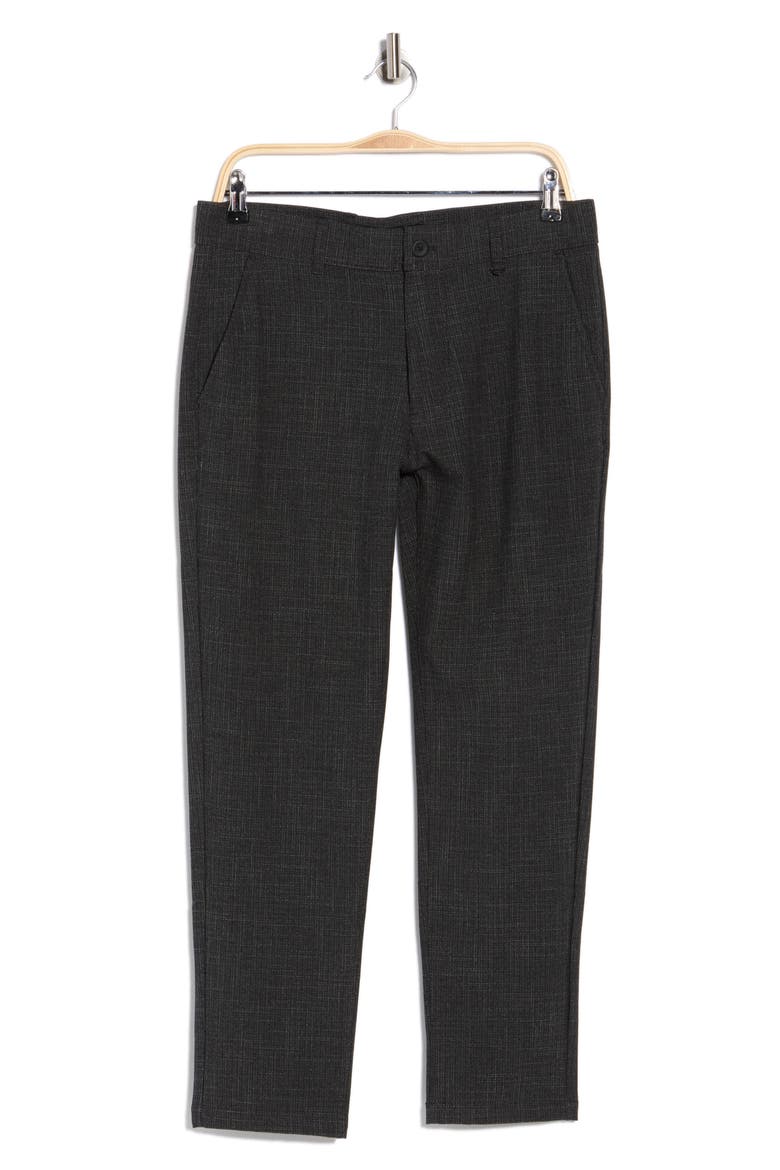 Mélange City Pants, Main, color, DARK NAVY