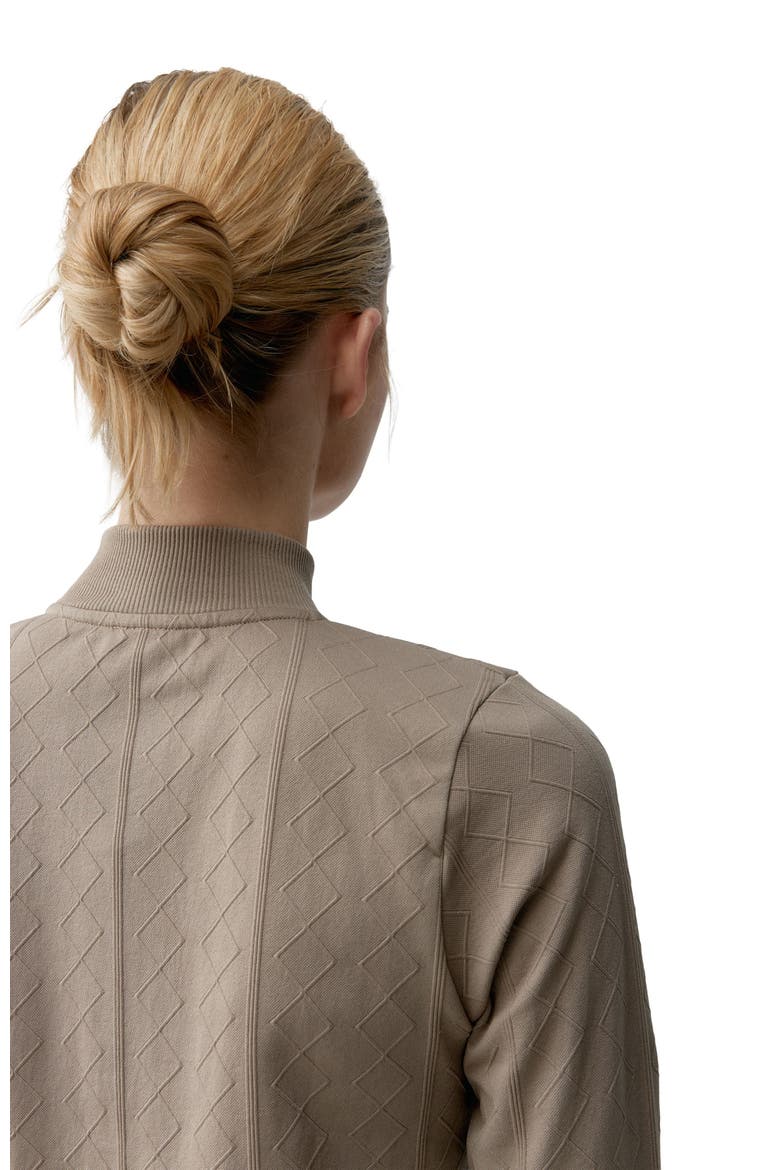 Ares Seamless Sports Jacket, Alternate, color, Taupe