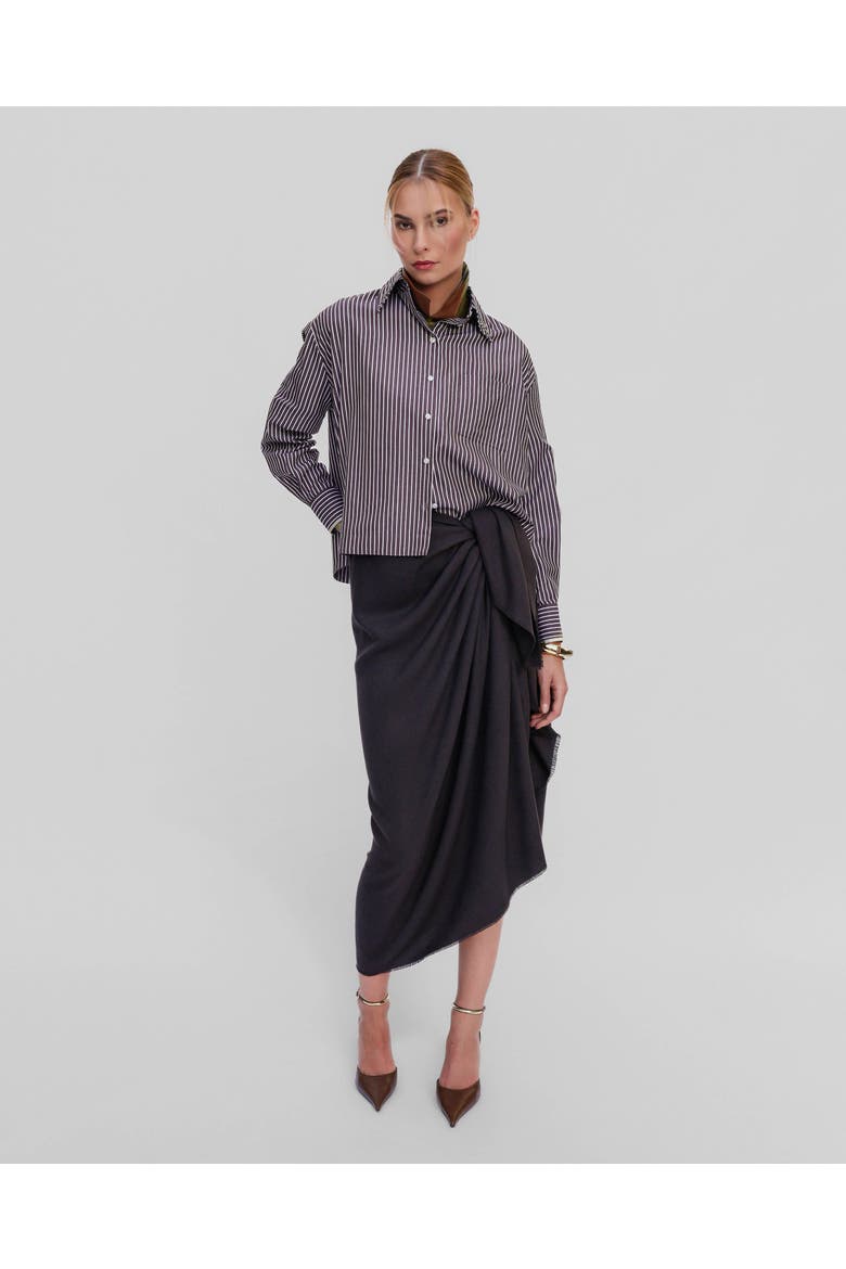 Echo Crystal Collar Shirt, Main, color, Huckleberry