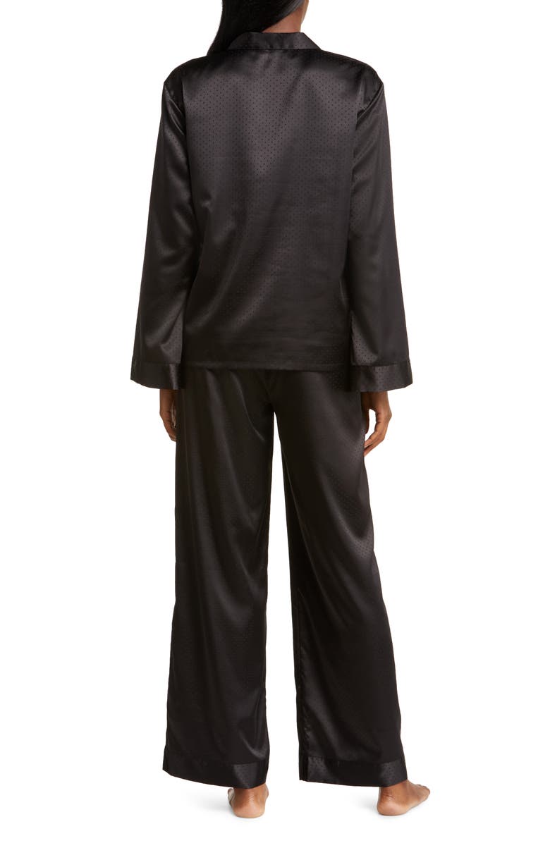 Nordstrom Dobby Satin Pajamas, Alternate, color, 