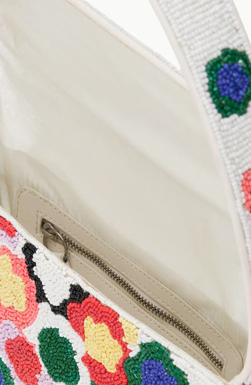Staud Tommy Beaded Shoulder Bag In Multi