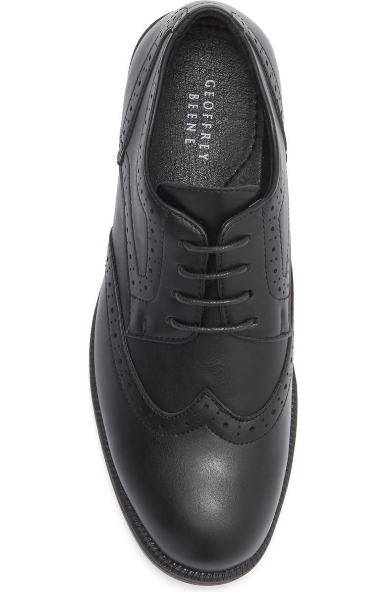 GEOFFREY BEENE Kids' Wingtip Derby, Alternate, color, Black
