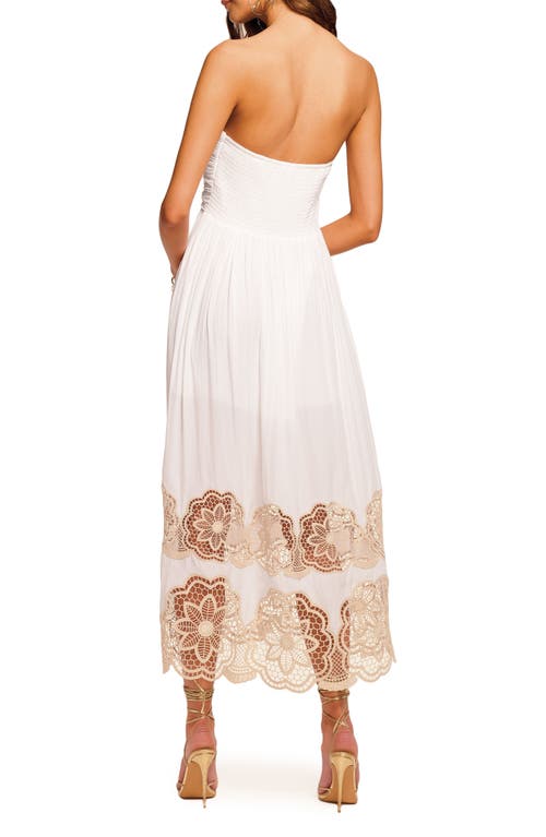 Shop Ramy Brook Milani Strapless Maxi Dress In Ivory