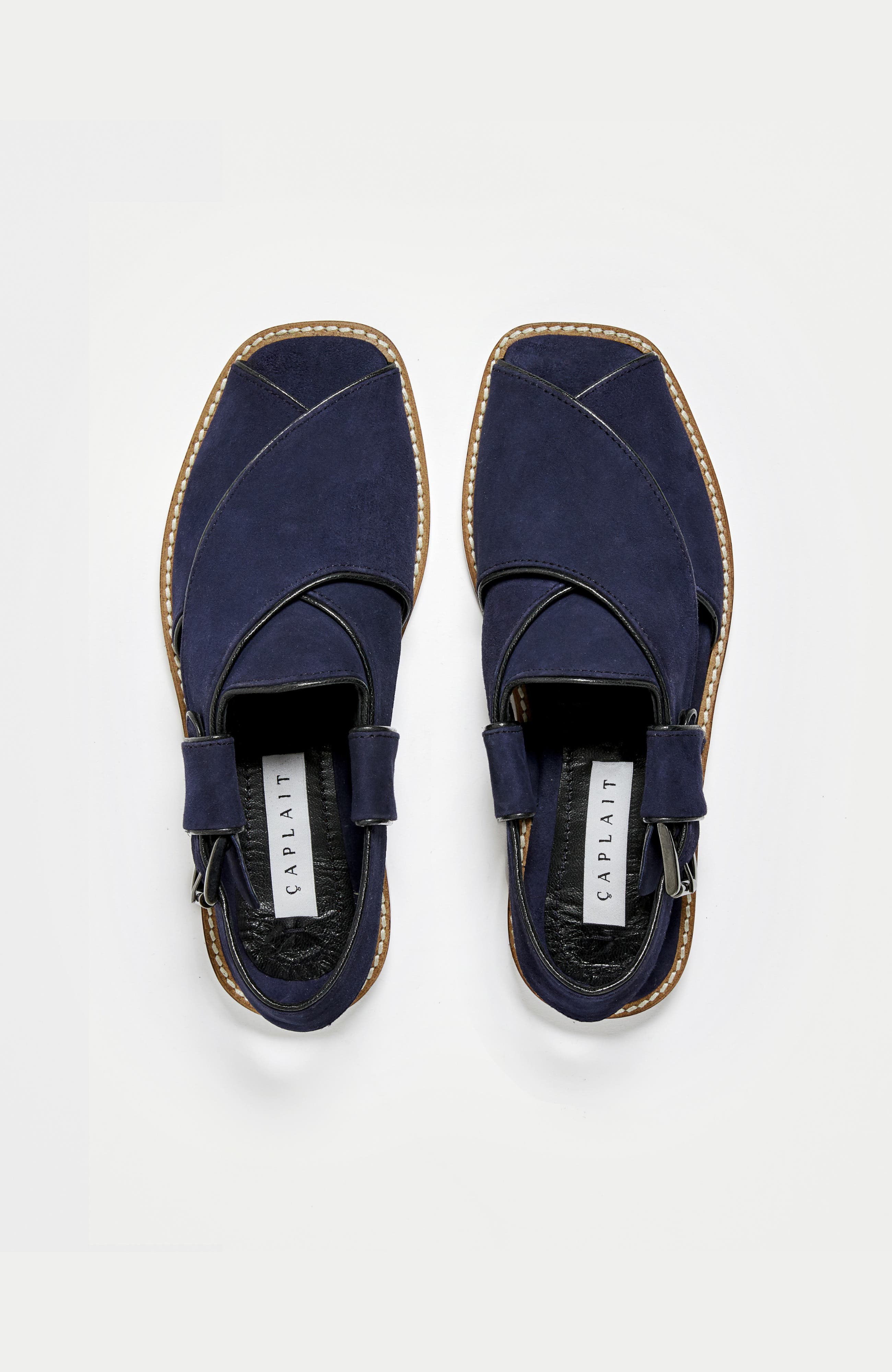 The Hara Handcrafted Peshawari Sandal, Alternate, color, Blue