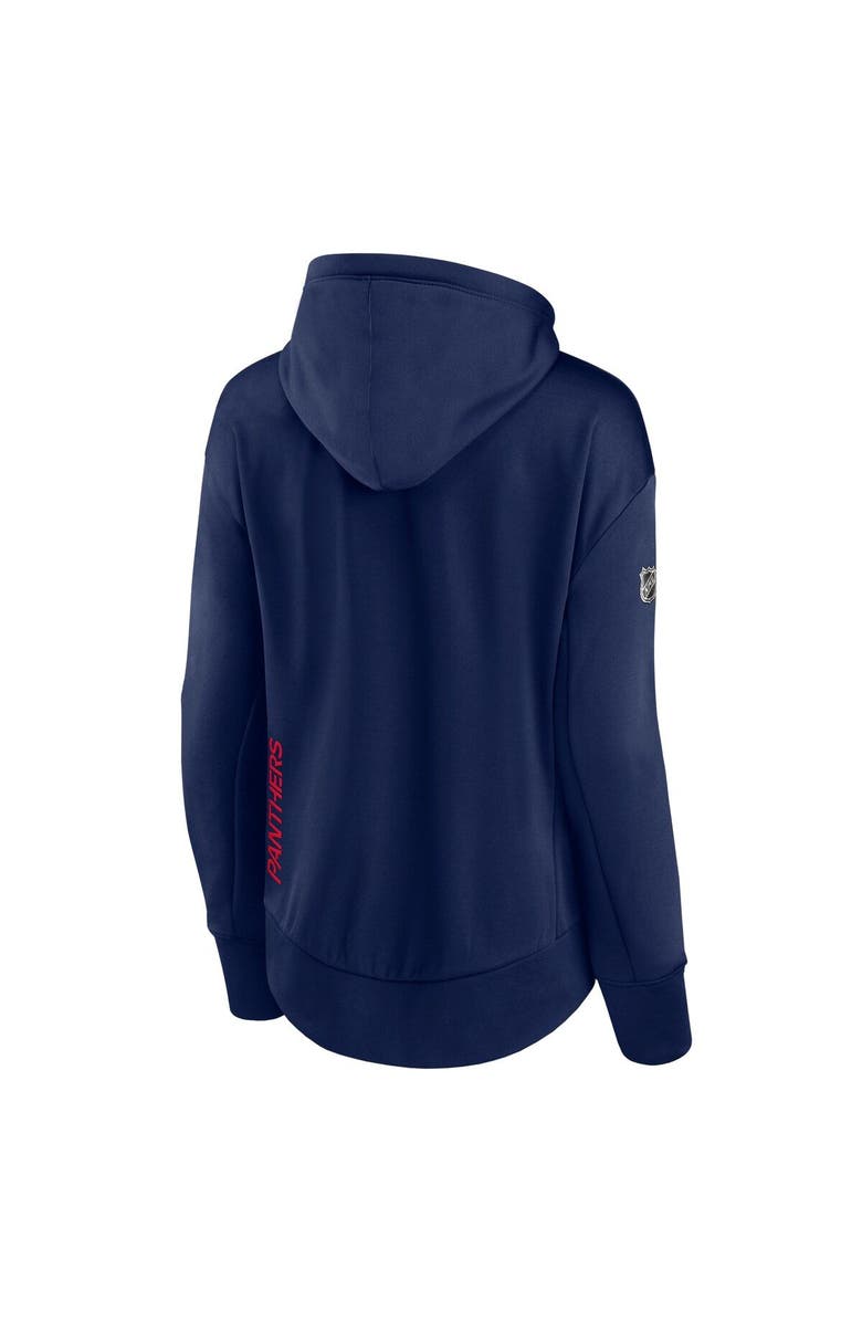 FANATICS Women's Fanatics Branded Navy Florida Panthers Authentic Pro Rink Full-Zip Hoodie, Alternate, color, Navy