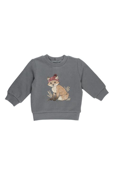 Graphic Print Organic Cotton Sweatshirt