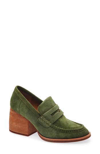Kork-ease ® Modeste Penny Loafer Pump In Green