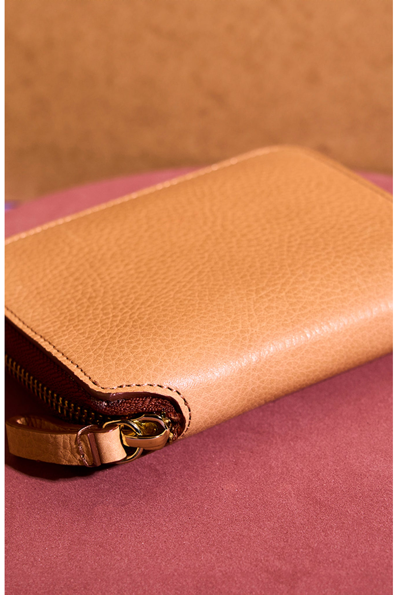 Utah Medium Zip Around Wallet, Alternate, color, Natural