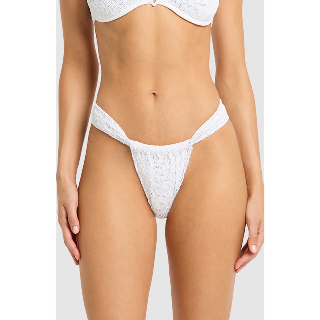 bond-eye Georgia Bikini Bottoms in Optic White Leopard  product