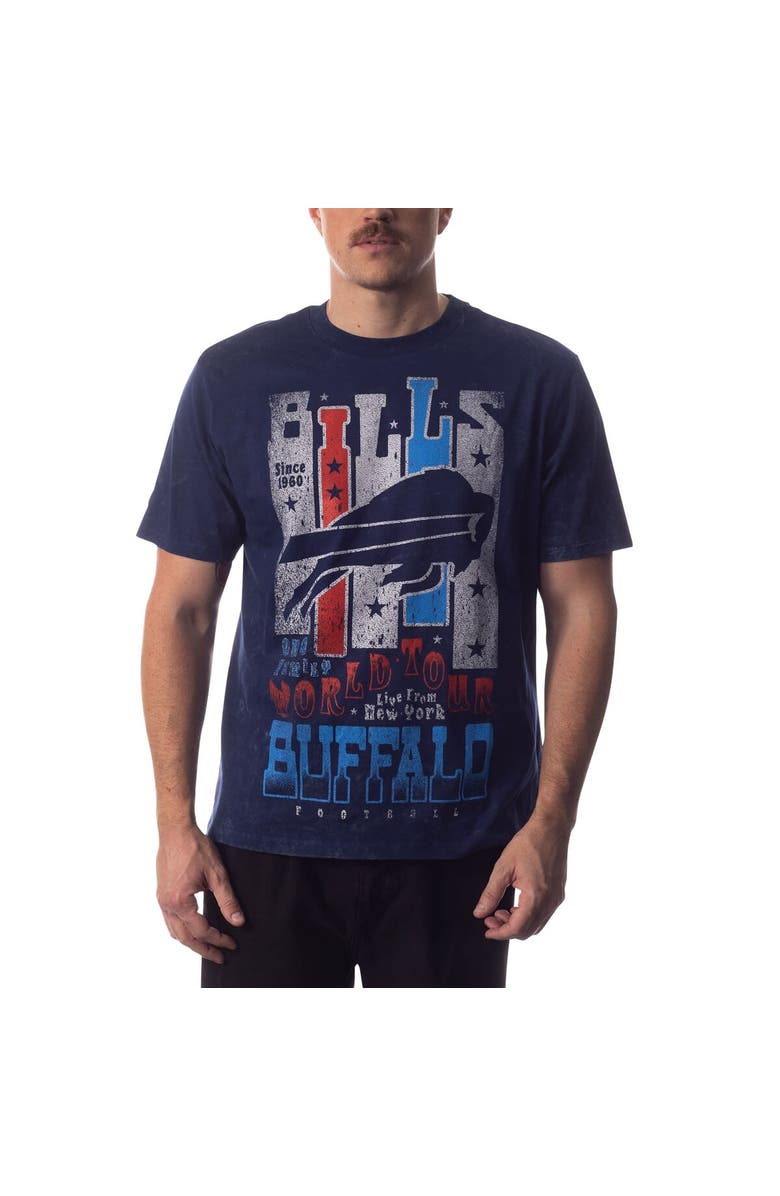 THE WILD COLLECTIVE Unisex The Wild Collective Navy Buffalo Bills Tour Band T-Shirt, Main, color, Navy