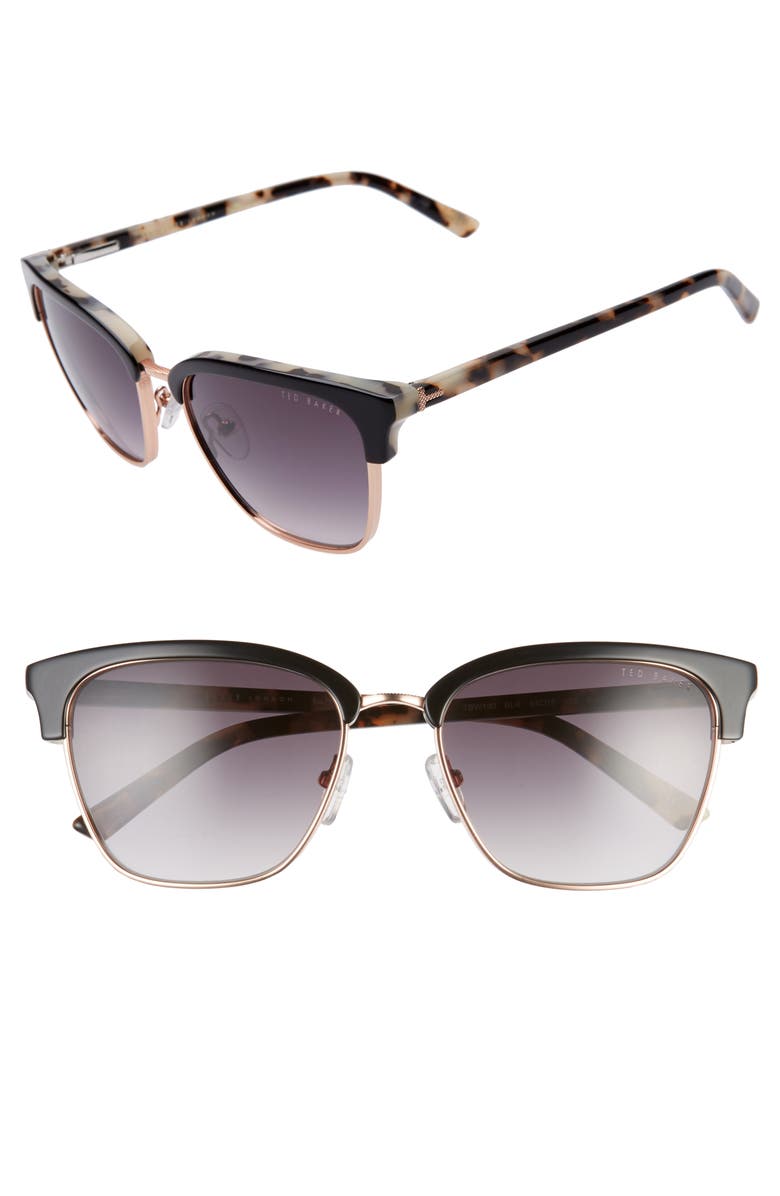 Ted Baker London 54mm Gradient Sunglasses, Main, color,