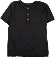 Miki Miette Kids' Pauli Short Sleeve Henley
