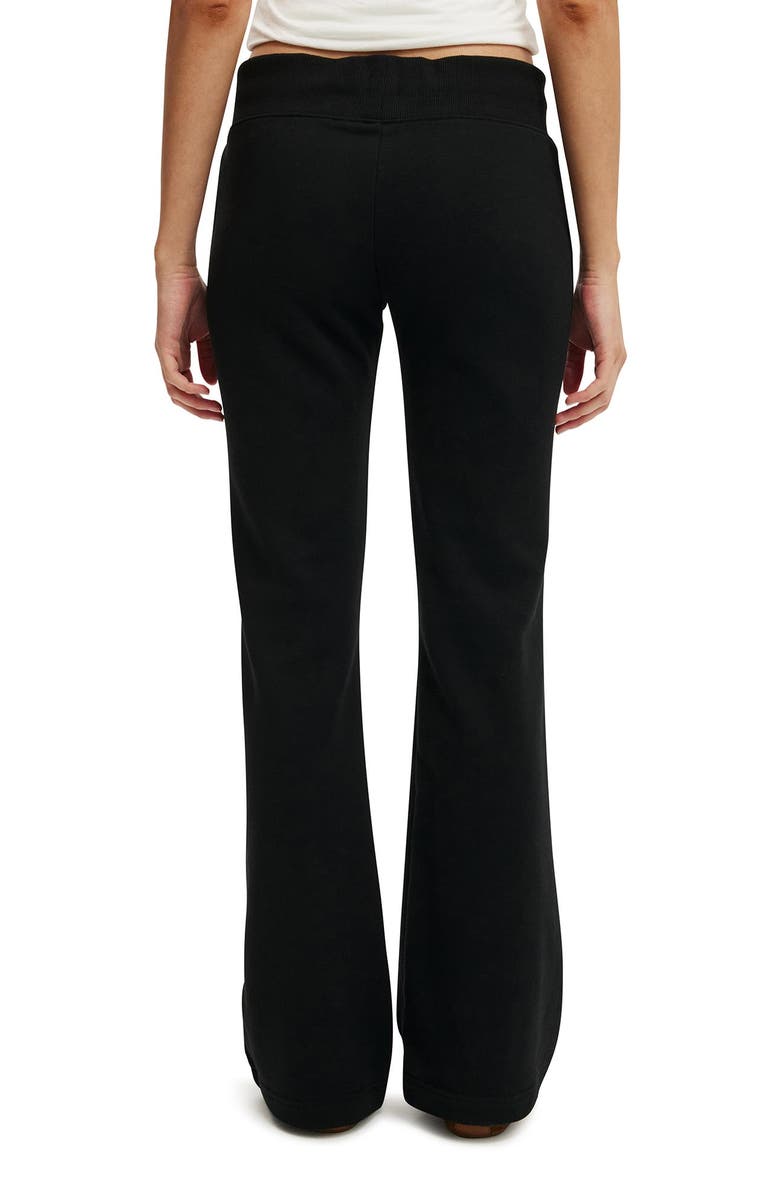 Cotton On Women's Low Rise Bootleg Sweatpant, Alternate, color, Black