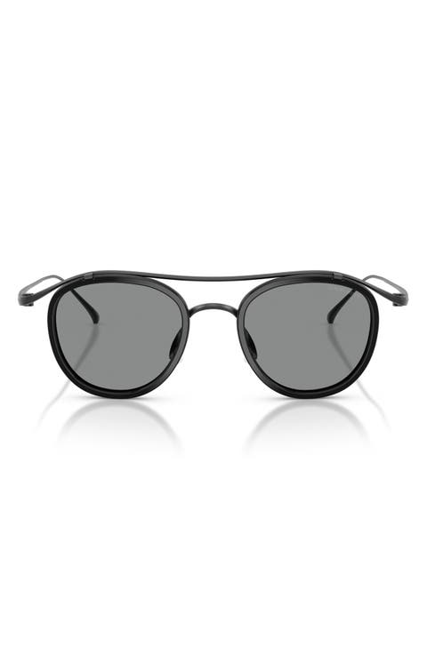 46mm Round Sunglasses