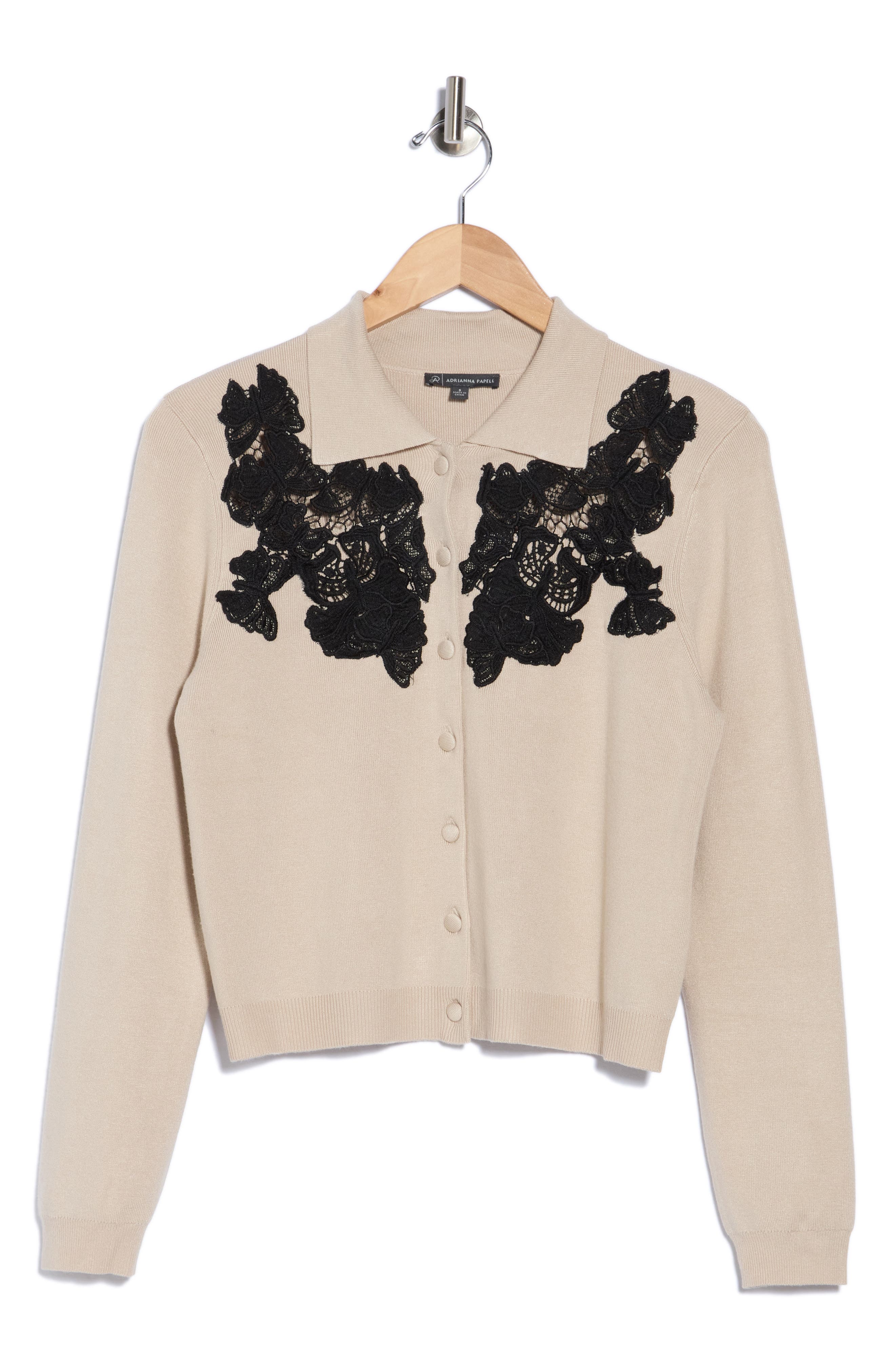 HEATHER ALMOND/ BLACK