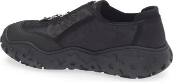 スニーカー [Cecilie Bahnsen]Alina Embroidered Satin Grey Sneaker s ALINA | SNEAKER EMBROIDERED SATIN GREY