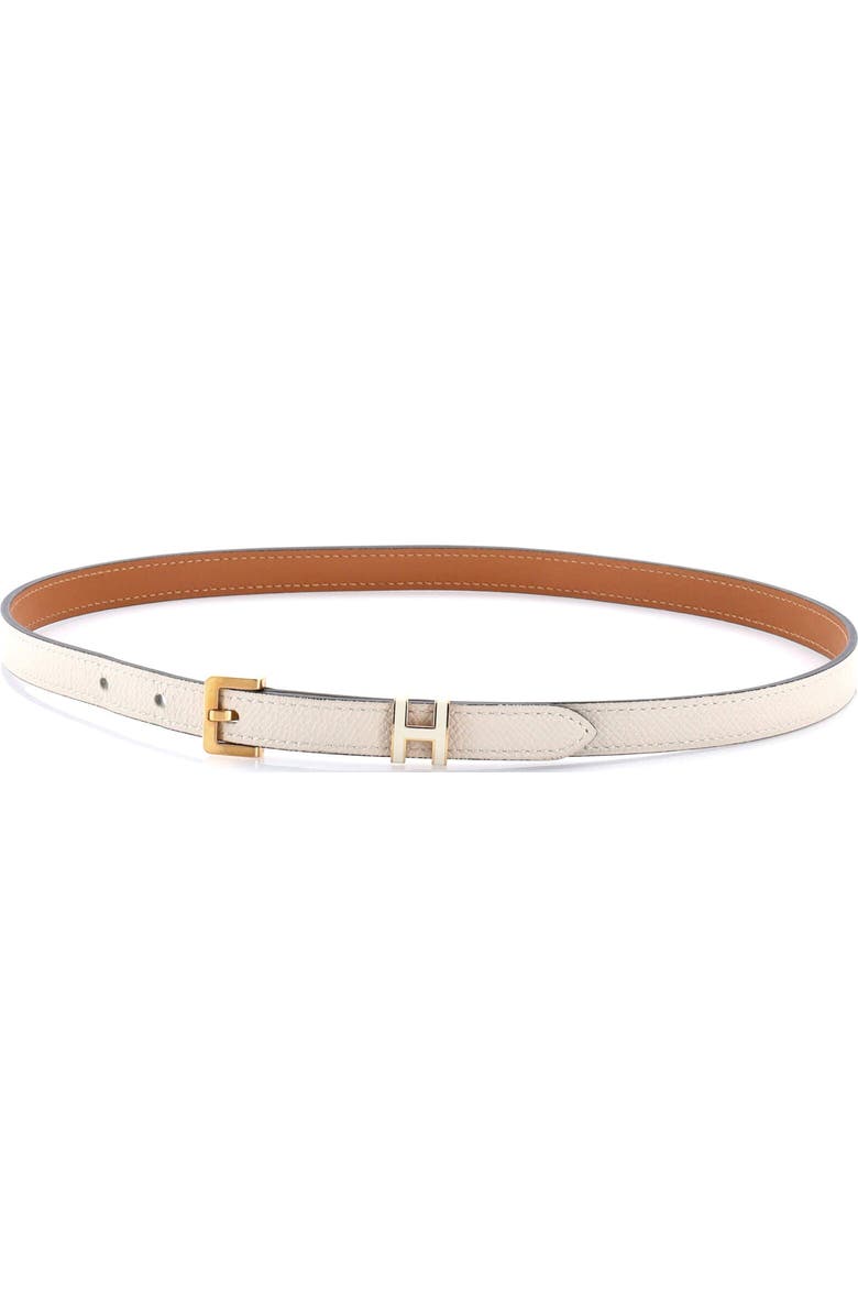 Pre-Owned Hermes Pop H Belt Leather Thin, Alternate, color, Neutral