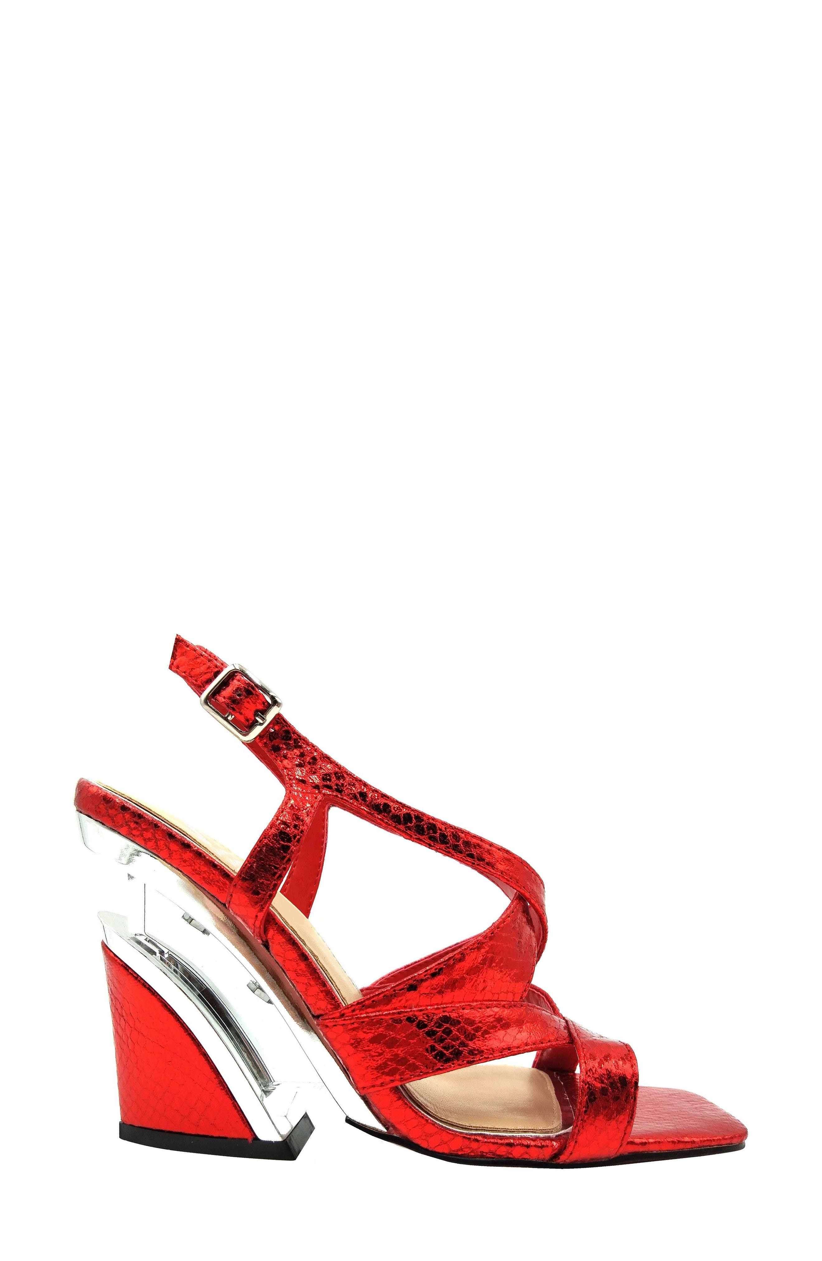 NINETY UNION Vienna Slingback Sandal, Alternate, color, Red