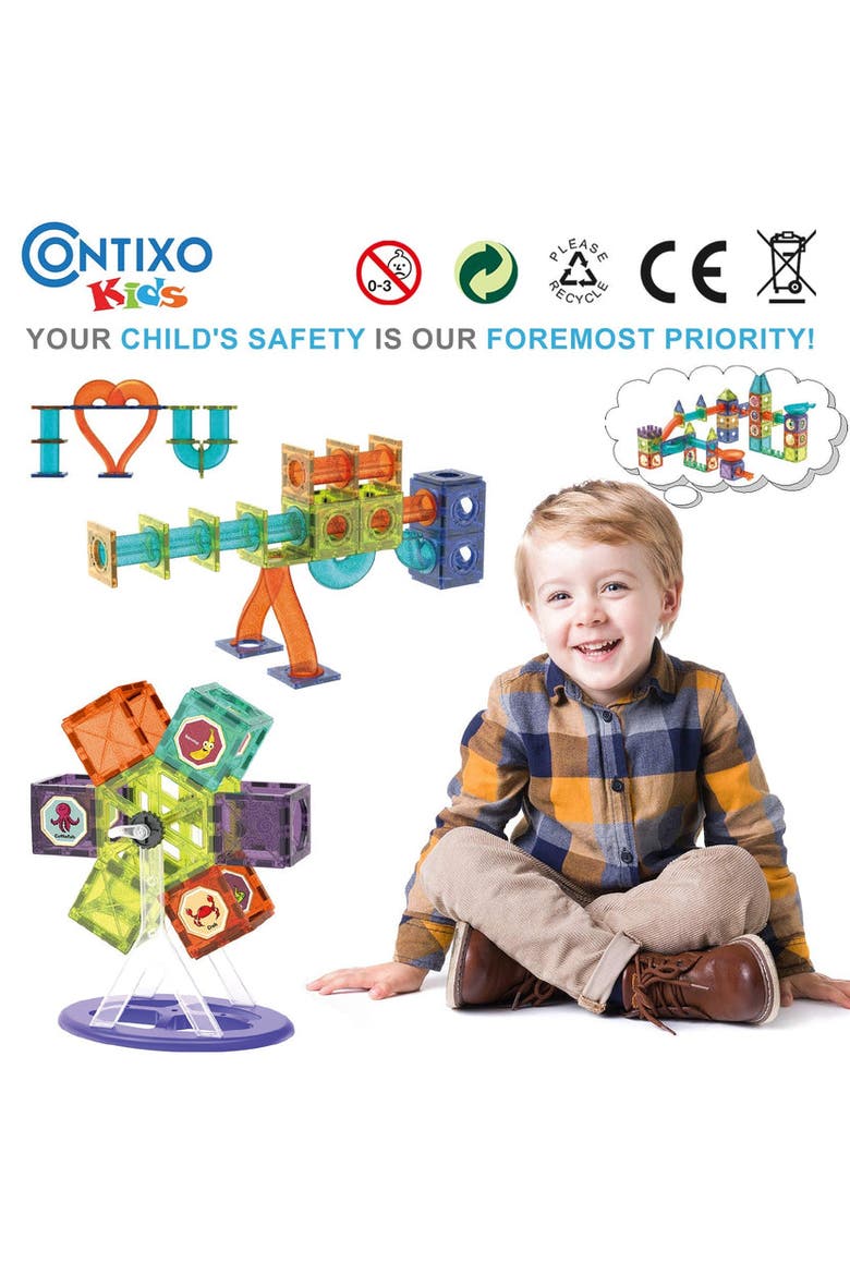 Marble Run Blocks, Alternate, color, Multi Colour