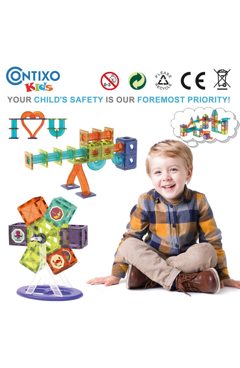 CONTIXO Marble Run Blocks, Alternate, color, Multi Colour