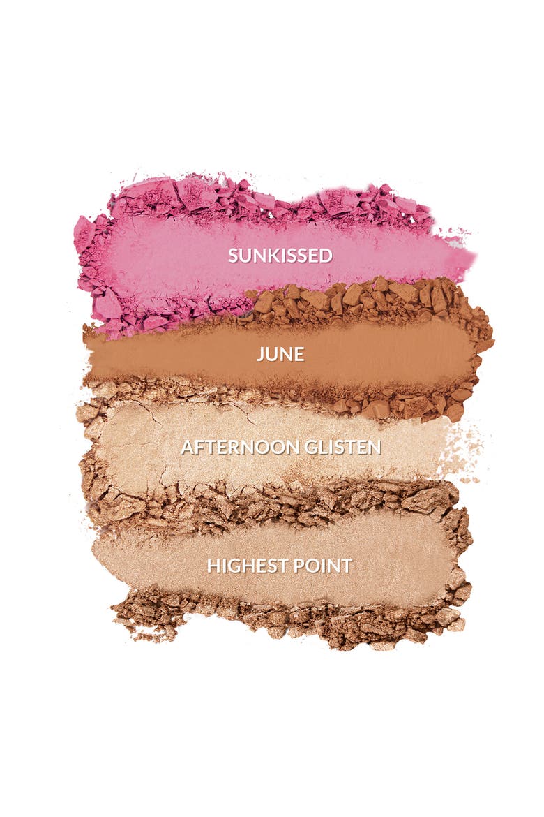 2 Queens in 1 Desert Face Palette, Alternate, color, SUNKISSED IN JUNE