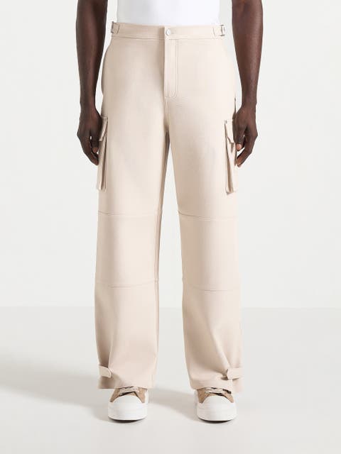 Mathis Twill Signature Wide Leg Cargo Trousers