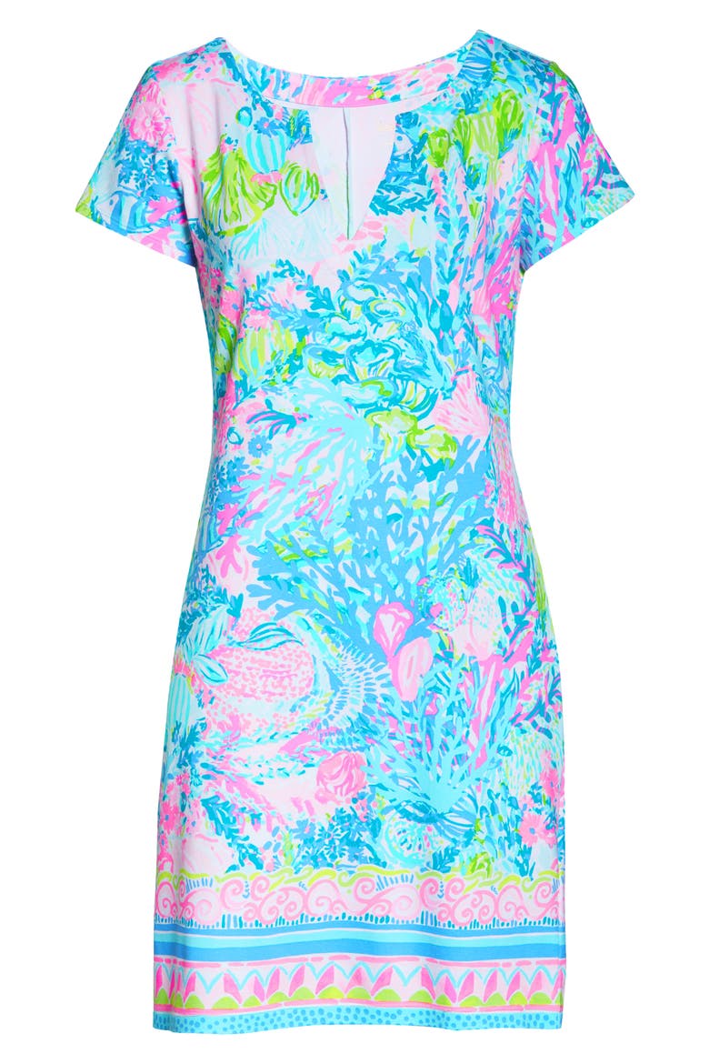 Sophiletta UPF 50+ Shift Dress, Alternate, color, MULTI