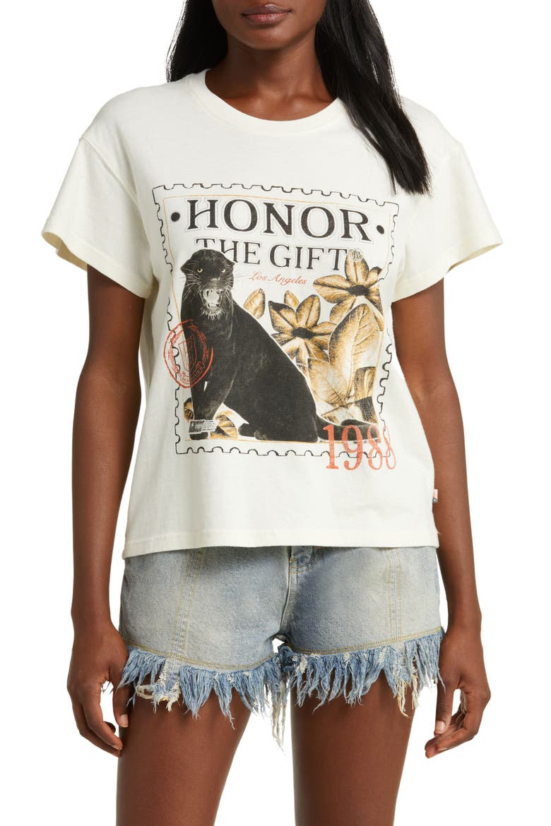 Stamp 1988 Graphic T-Shirt, Main, color, BONE