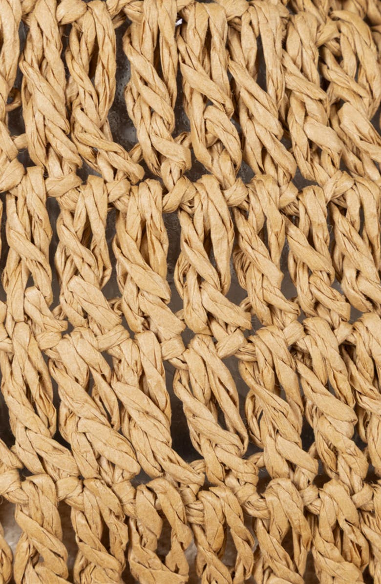 Lauren Ralph Lauren Crochet Straw Fedora, Alternate, color, 