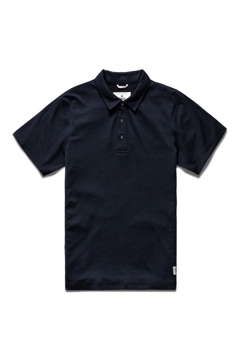 Solotex® Mesh Tiebreak Polo, Alternate, color, NAVY