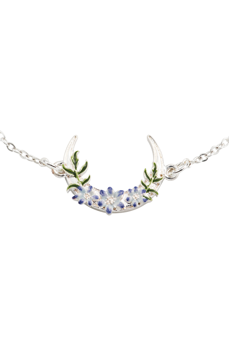 Nightshade Moon Silver Bracelet, Alternate, color, Silver