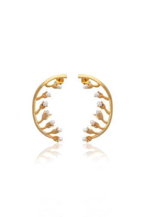 Lily of the Valley Fallen Floral Earrings