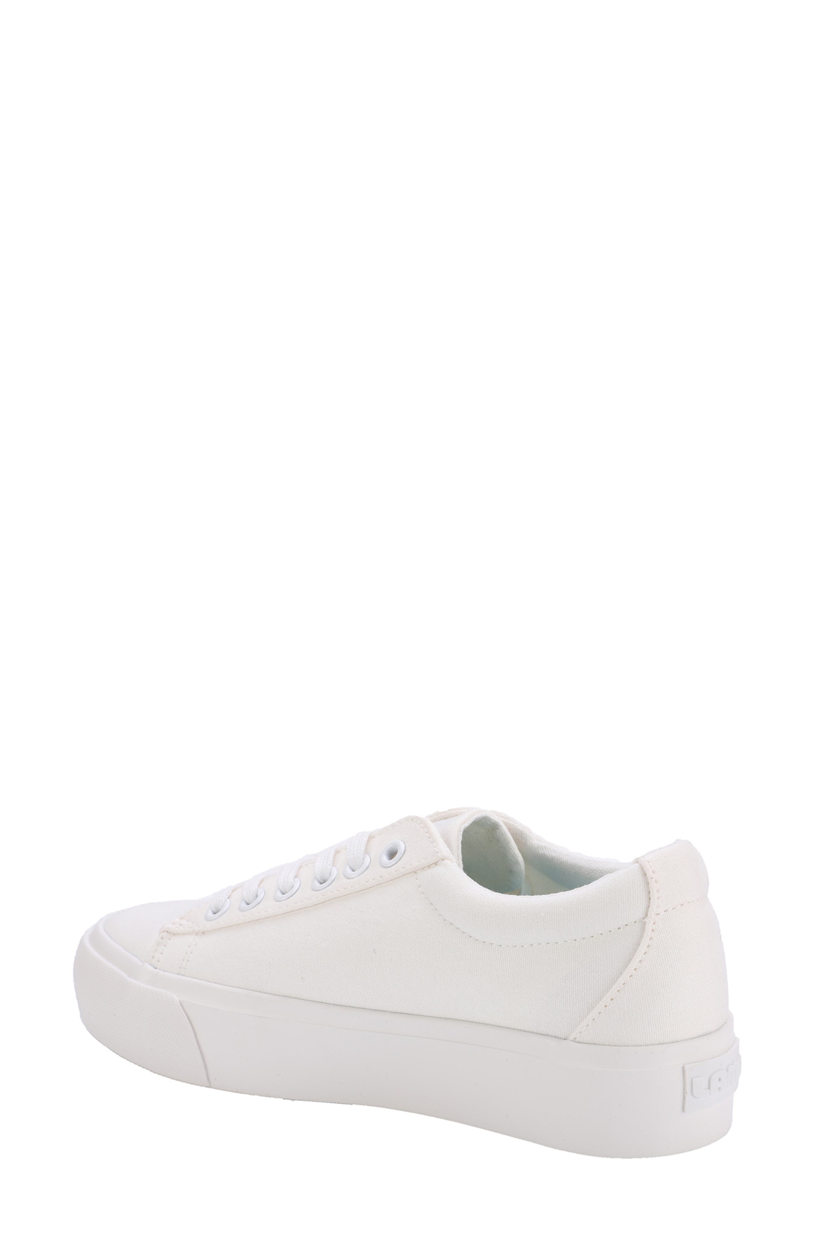 Amelie Platform Sneaker, Alternate, color, WHITE