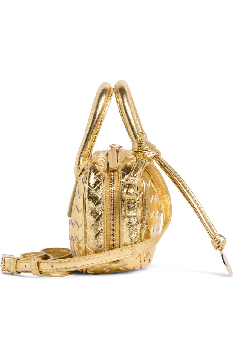 URBAN EXPRESSIONS HANDBAGS Woven Crossbody Bag, Alternate, color, Gold