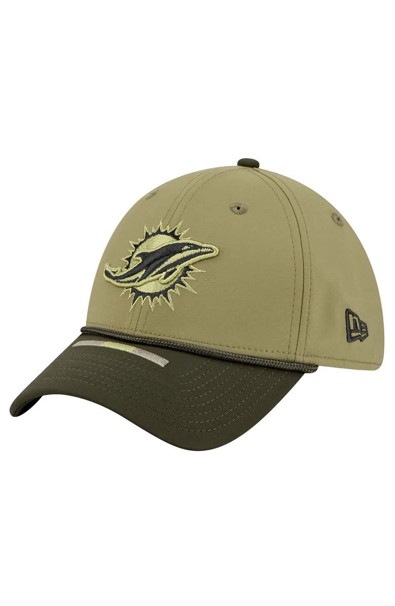 New Era Men's New Era Green Miami Dolphins 2025 Salute to Service 39THIRTY Flex Hat, Alternate, color, Green