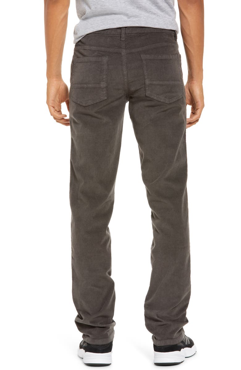 Vintage 1946 Stretch Corduroy Five Pocket Pants, Alternate, color, Charcoal