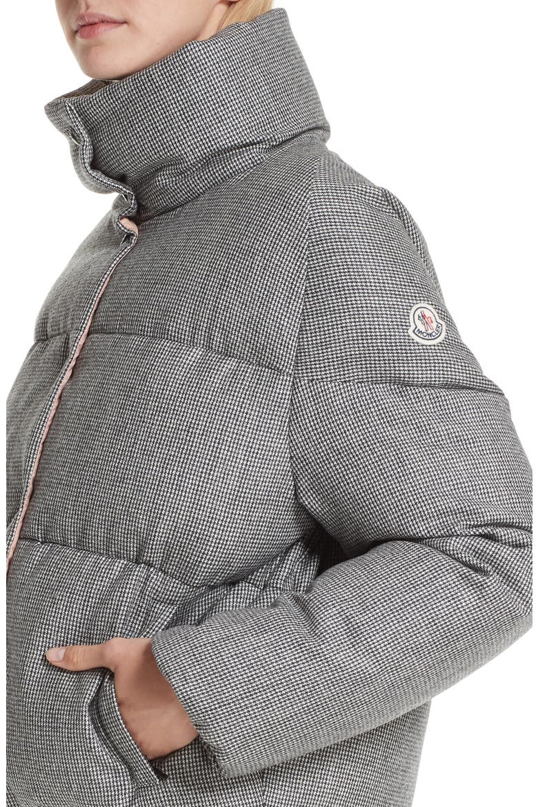 Cer Wool Down Puffer Jacket, Alternate, color, BLACK