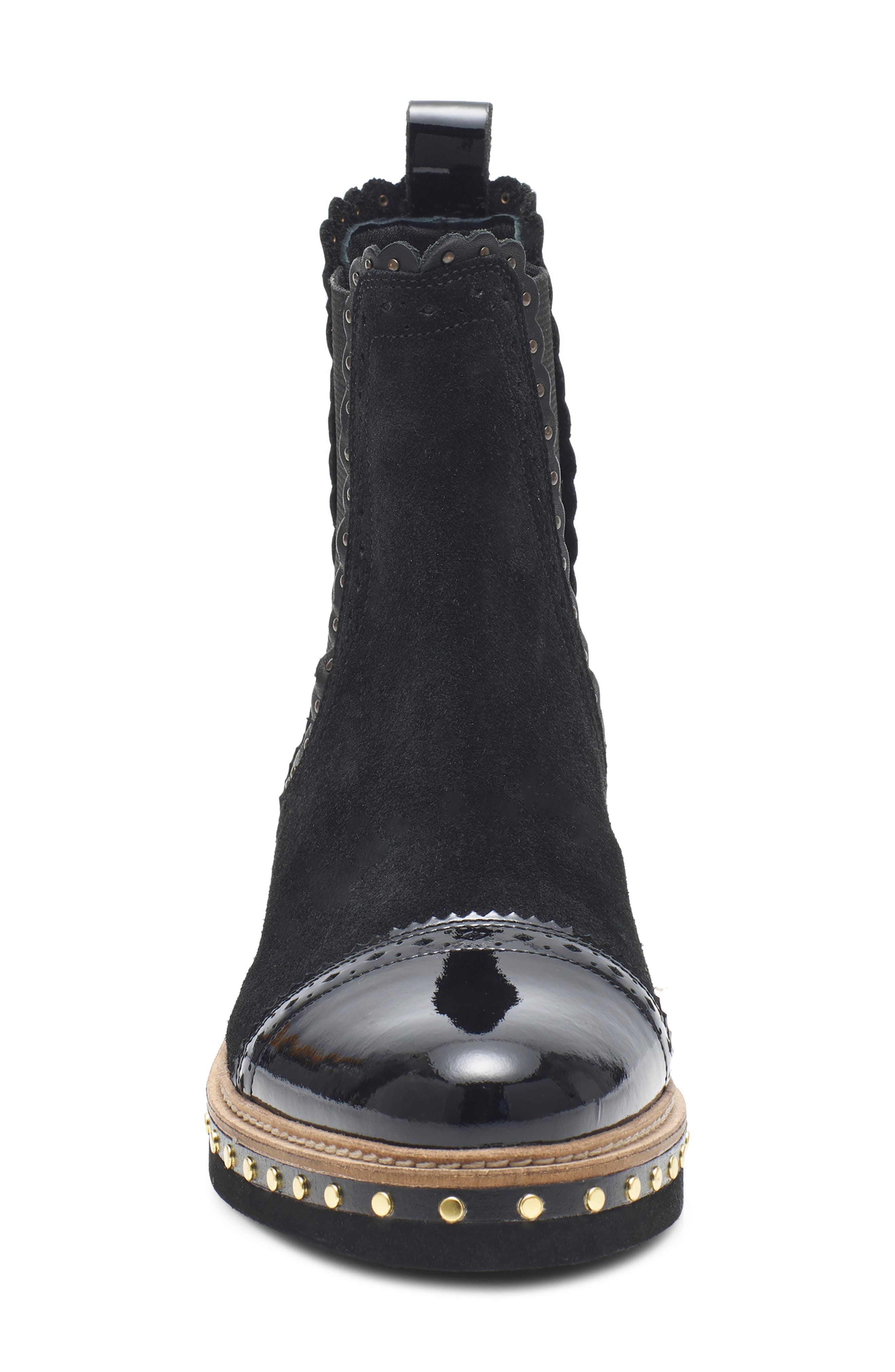 Free People Atlas Studded Chelsea Bootie, Alternate, color, 