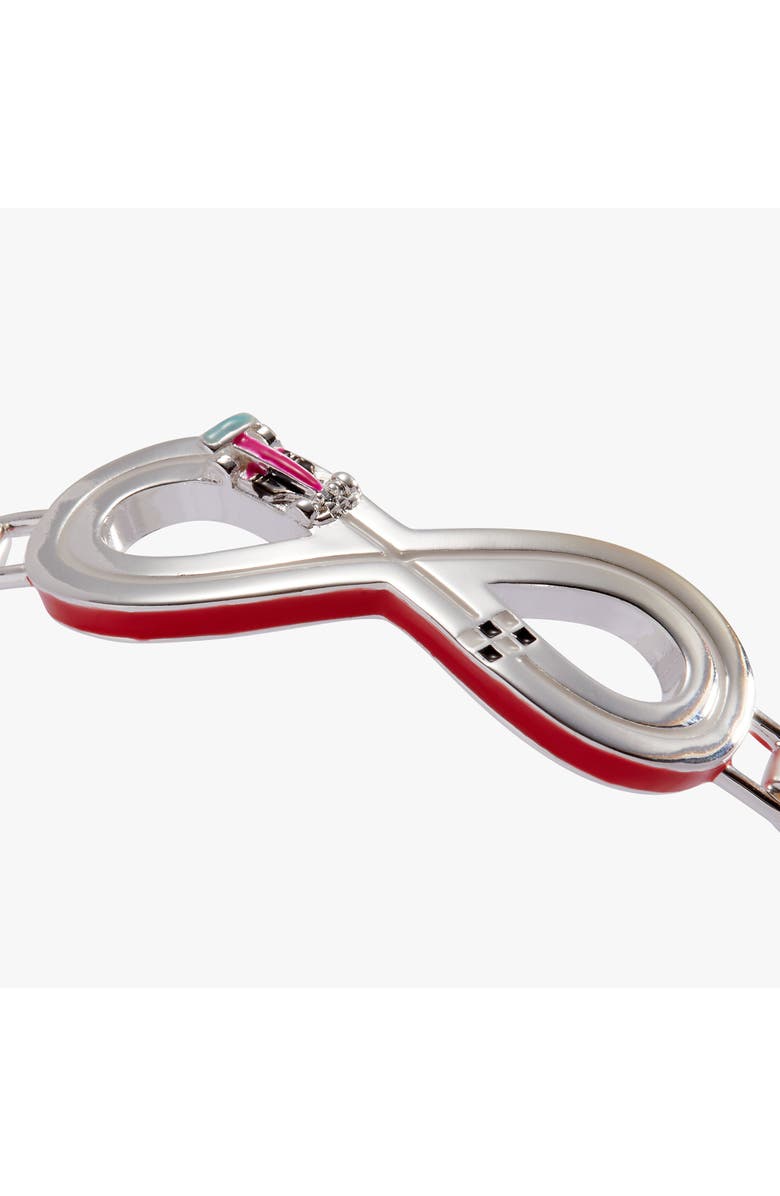 Alex and Ani Hot Wheels Figure 8 Racecar Tension Bangle, Alternate, color,