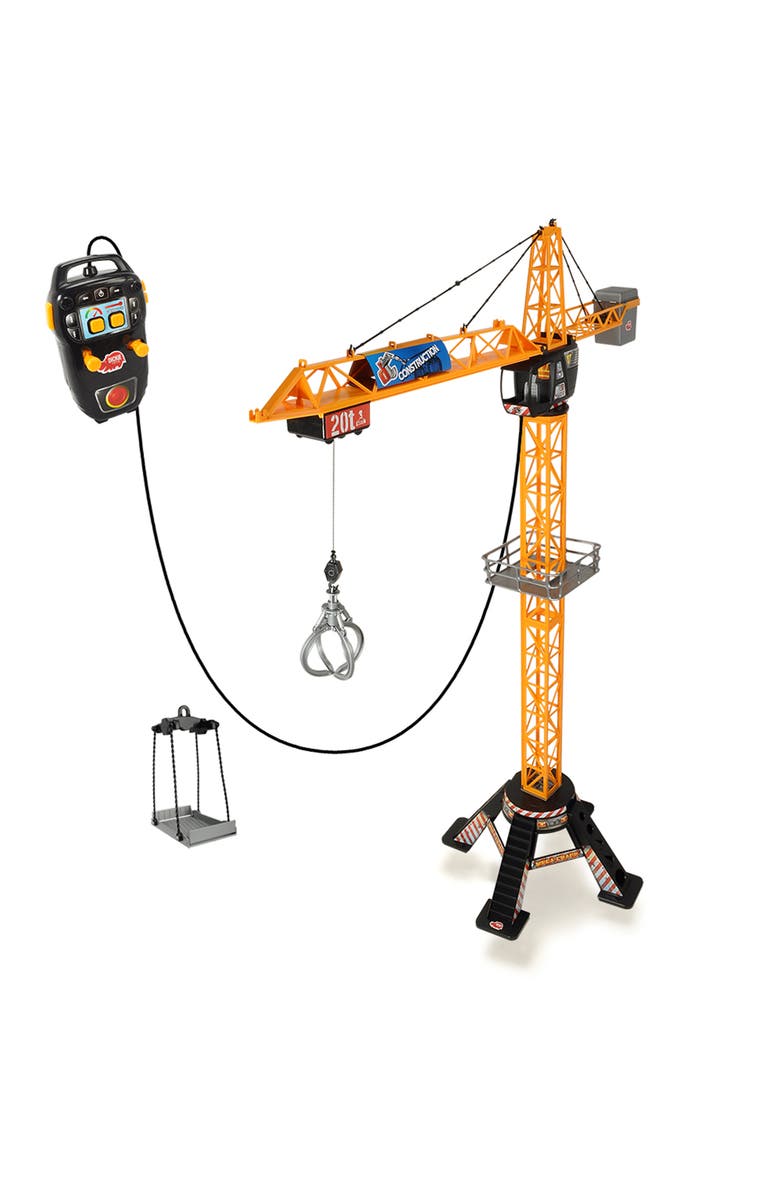 Dickie Toys HK Ltd Construction Crane Rc, Main, color, Multicolored