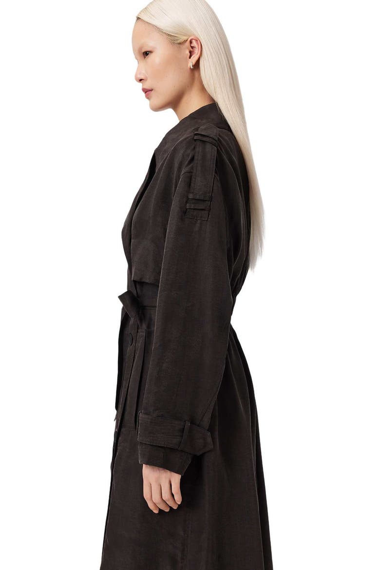 Linnie Trench Coat, Alternate, color, TORTE BROWN