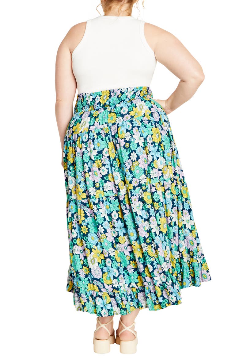 Bianca Smocked Waist Maxi Skirt, Alternate, color, HIPPIE CHIC