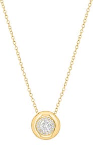 EFFY Round Lab Grown Diamond Pendant Necklace