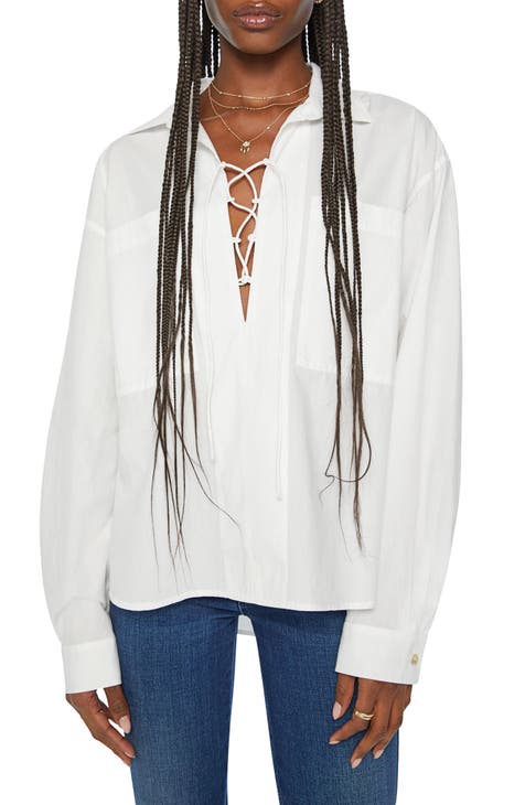 The Roomie Lace-Up Shirt