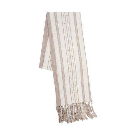 Oriana Natural Striped Towel