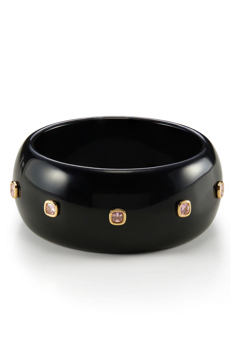 The St. Lucia Lucite Bangle, Main, color, GOLD